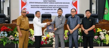 Wabup Ketapang Hadiri Penyampaian Laporan Hasil Reses DPRD Masa Persidangan Ketiga 2026