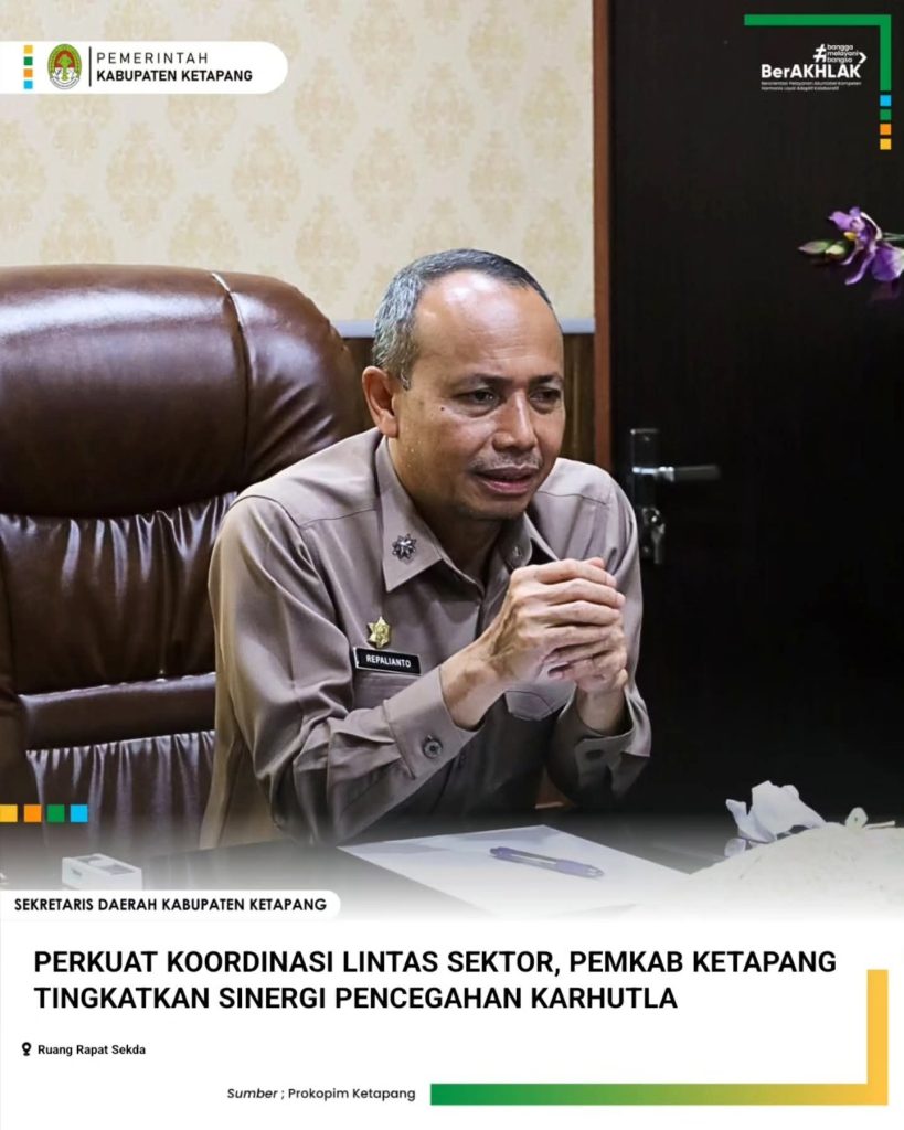 Sekda Ketapang Terima Kunjungan Kementerian Kehutanan, Perkuat Sinergi Pencegahan Karhutla