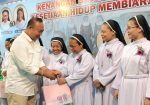 BUPATI KETAPANG HADIRI SYUKUR KESETIAAN HIDUP MEMBIARA SEMBILAN SUSTER OSA