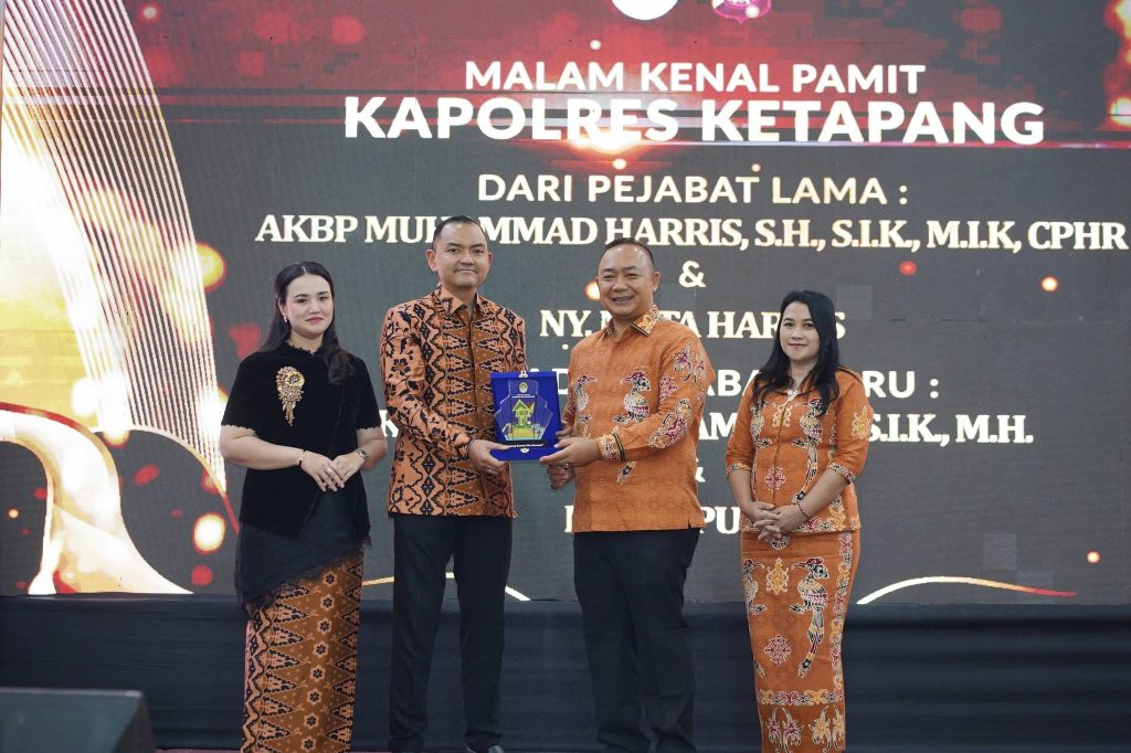 KENAL PAMIT KAPOLRES KETAPANG, BUPATI AJAK PERKUAT SINERGI JAGA KETAPANG TETAP KONDUSIF